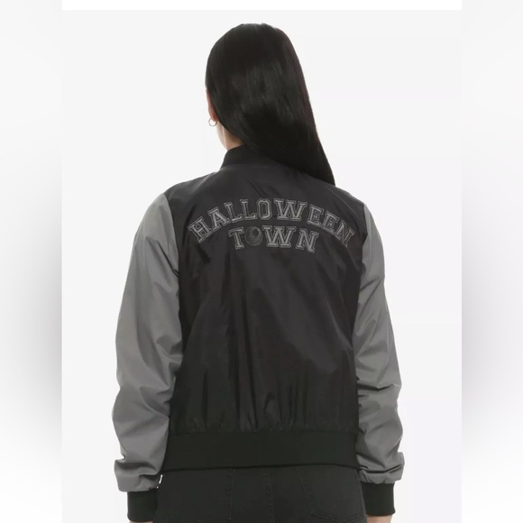 Disney Nightmare Before Christmas “Halloween Town” Bomber Jacket Small - Picture 2 of 8